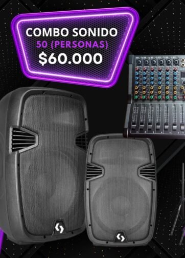 COMBO SONIDO (50 PERSONAS)