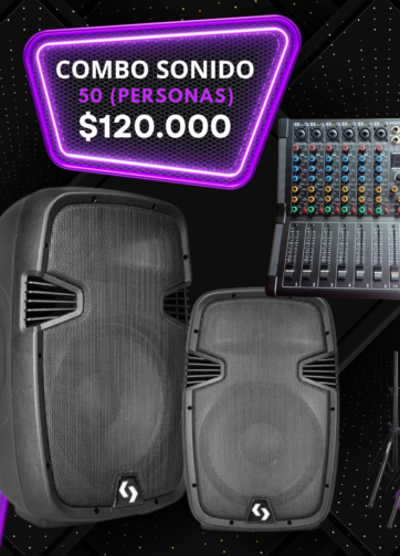 COMBO SONIDO (50 PERSONAS)